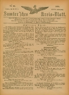 Samtersches Kreis-Blatt = Dziennik Powiatu Szamotulskiego 1890.04.12 Jg.36 Nr30