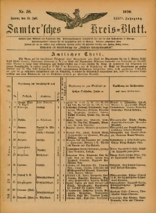 Samtersches Kreis-Blatt = Dziennik Powiatu Szamotulskiego 1890.07.19 Jg.36 Nr58