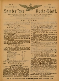 Samtersches Kreis-Blatt = Dziennik Powiatu Szamotulskiego 1891.01.10 Jg.37 Nr3