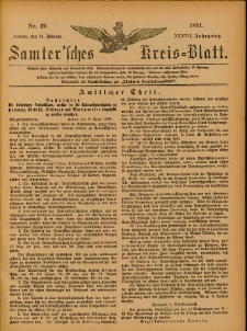 Samtersches Kreis-Blatt = Dziennik Powiatu Szamotulskiego 1891.02.11 Jg.37 Nr12