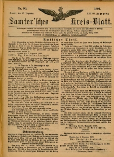Samtersches Kreis-Blatt = Dziennik Powiatu Szamotulskiego 1891.12.12 Jg.37 Nr99
