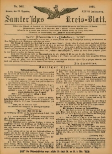 Samtersches Kreis-Blatt = Dziennik Powiatu Szamotulskiego 1891.12.23 Jg.37 Nr102