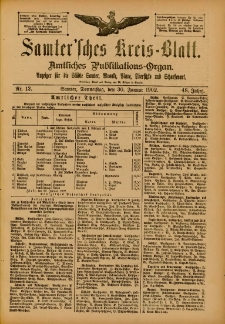Samtersches Kreis-Blatt = Dziennik Powiatu Szamotulskiego 1902.01.30 Jg.48 Nr12