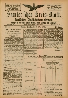 Samtersches Kreis-Blatt = Dziennik Powiatu Szamotulskiego 1902.05.06 Jg.48 Nr52