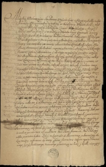 Akta prawno-majątkowe Wojciecha Męcińskiego starosty ostrzeszowskiego M-W (1709-1753)