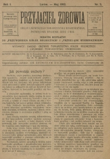 Przyjaciel Zdrowia. 1912 R.1 Nr2