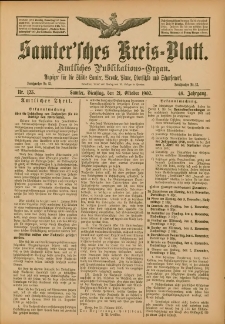 Samtersches Kreis-Blatt = Dziennik Powiatu Szamotulskiego 1902.10.21 Jg.48 Nr123