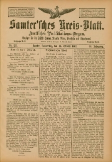 Samtersches Kreis-Blatt = Dziennik Powiatu Szamotulskiego 1902.10.30 Jg.48 Nr127