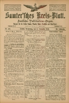 Samtersches Kreis-Blatt = Dziennik Powiatu Szamotulskiego 1902.11.13 Jg.48 Nr133