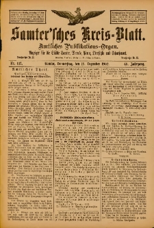 Samtersches Kreis-Blatt = Dziennik Powiatu Szamotulskiego 1902.12.18 Jg.48 Nr147