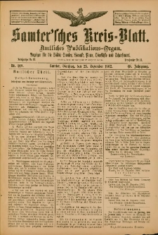 Samtersches Kreis-Blatt = Dziennik Powiatu Szamotulskiego 1902.12.23 Jg.48 Nr149