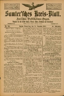 Samtersches Kreis-Blatt = Dziennik Powiatu Szamotulskiego 1902.12.25 Jg.48 Nr150
