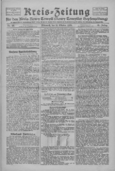 Kreis-Zeitung für d. Kreis Nowy-Tomysl: zugl. Nowy-Tomysler Hopfenzeitung 1928.10.24 Jg.53 Nr125
