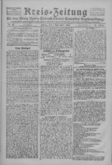 Kreis-Zeitung für d. Kreis Nowy-Tomysl: zugl. Nowy-Tomysler Hopfenzeitung 1928.11.09 Jg.53 Nr131