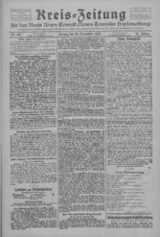 Kreis-Zeitung für d. Kreis Nowy-Tomysl: zugl. Nowy-Tomysler Hopfenzeitung 1928.11.23 Jg.53 Nr136