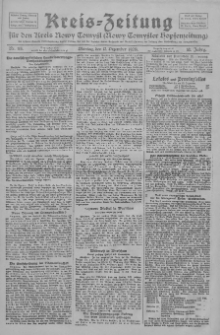 Kreis-Zeitung f&uuml;r d. Kreis Nowy-Tomysl: zugl. Nowy-Tomysler Hopfenzeitung 1928.12.17 Jg.53 Nr146