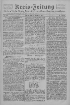 Kreis-Zeitung f&uuml;r d. Kreis Nowy-Tomysl: zugl. Nowy-Tomysler Hopfenzeitung 1928.12.24 Jg.53 Nr149