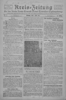 Kreis-Zeitung für d. Kreis Nowy-Tomysl: zugl. Nowy-Tomysler Hopfenzeitung 1929.07.01 Jg.54 Nr76