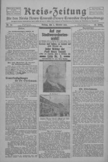 Kreis-Zeitung für d. Kreis Nowy-Tomysl: zugl. Nowy-Tomysler Hopfenzeitung 1929.10.04 Jg.54 Nr117
