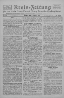 Kreis-Zeitung für d. Kreis Nowy-Tomysl: zugl. Nowy-Tomysler Hopfenzeitung 1929.10.14 Jg.54 Nr121