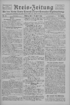 Kreis-Zeitung für d. Kreis Nowy-Tomysl: zugl. Nowy-Tomysler Hopfenzeitung 1929.11.04 Jg.54 Nr130