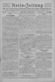 Kreis-Zeitung für d. Kreis Nowy-Tomysl: zugl. Nowy-Tomysler Hopfenzeitung 1929.11.08 Jg.54 Nr132