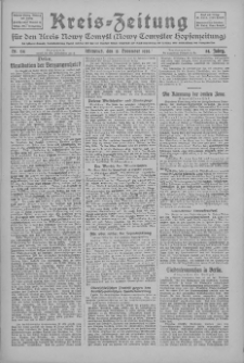 Kreis-Zeitung für d. Kreis Nowy-Tomysl: zugl. Nowy-Tomysler Hopfenzeitung 1929.11.13 Jg.54 Nr134