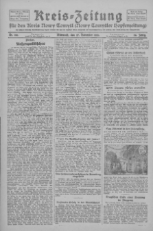 Kreis-Zeitung für d. Kreis Nowy-Tomysl: zugl. Nowy-Tomysler Hopfenzeitung 1929.11.27 Jg.54 Nr140