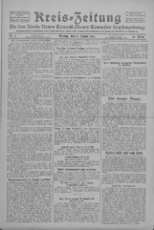 Kreis-Zeitung für d. Kreis Nowy-Tomysl: zugl. Nowy-Tomysler Hopfenzeitung 1930.01.13 Jg.55 Nr4
