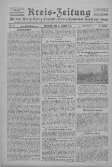 Kreis-Zeitung für d. Kreis Nowy-Tomysl: zugl. Nowy-Tomysler Hopfenzeitung 1930.01.15 Jg.55 Nr5