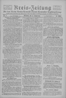 Kreis-Zeitung für d. Kreis Nowy-Tomysl: zugl. Nowy-Tomysler Hopfenzeitung 1930.01.29 Jg.55 Nr11