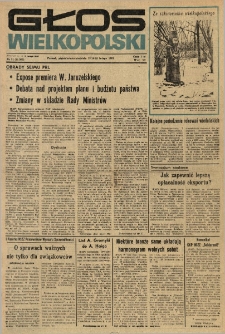 Głos Wielkopolski. 1981.02.13-15 R.37 nr31 Wyd.AB