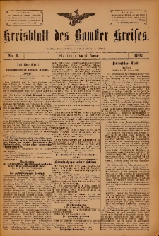 Kreisblatt des Bomster Kreises 1902.01.21 No.6