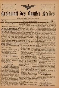 Kreisblatt des Bomster Kreises 1902.03.11 No.20