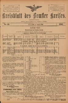 Kreisblatt des Bomster Kreises 1902.05.06 No.35