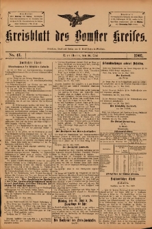 Kreisblatt des Bomster Kreises 1902.05.30 No.41