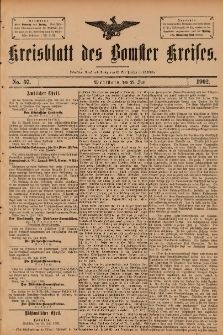 Kreisblatt des Bomster Kreises 1902.07.25 No.57