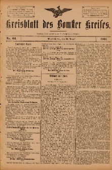Kreisblatt des Bomster Kreises 1902.08.26 No.66