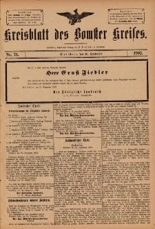Kreisblatt des Bomster Kreises 1902.09.26 No.75