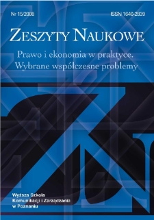 Zeszyty Naukowe 2008 Nr 15