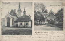 Górka Duchowna. Kościół od strony presbyteryum. Kaplica Matki Bozkiej.