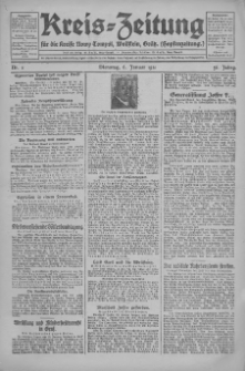 Kreis-Zeitung für d. Kreis Nowy-Tomysl: zugl. Nowy-Tomysler Hopfenzeitung 1931.01.06 Jg.56 Nr3