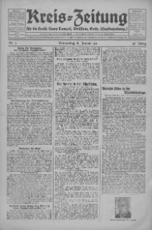 Kreis-Zeitung für d. Kreis Nowy-Tomysl: zugl. Nowy-Tomysler Hopfenzeitung 1931.01.08 Jg.56 Nr4