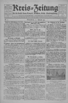 Kreis-Zeitung für d. Kreis Nowy-Tomysl: zugl. Nowy-Tomysler Hopfenzeitung 1931.01.10 Jg.56 Nr5