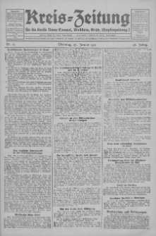 Kreis-Zeitung für d. Kreis Nowy-Tomysl: zugl. Nowy-Tomysler Hopfenzeitung 1931.01.27 Jg.56 Nr12