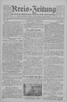 Kreis-Zeitung für d. Kreis Nowy-Tomysl: zugl. Nowy-Tomysler Hopfenzeitung 1931.04.18 Jg.56 Nr46