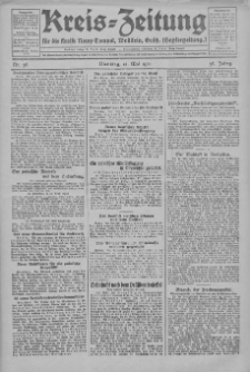 Kreis-Zeitung für d. Kreis Nowy-Tomysl: zugl. Nowy-Tomysler Hopfenzeitung 1931.05.12 Jg.56 Nr56