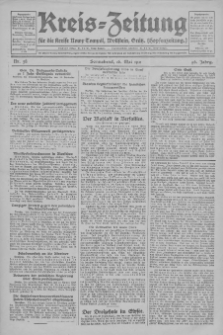 Kreis-Zeitung für d. Kreis Nowy-Tomysl: zugl. Nowy-Tomysler Hopfenzeitung 1931.05.16 Jg.56 Nr58