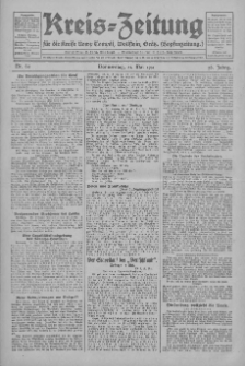 Kreis-Zeitung für d. Kreis Nowy-Tomysl: zugl. Nowy-Tomysler Hopfenzeitung 1931.05.21 Jg.56 Nr60