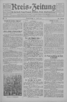 Kreis-Zeitung für d. Kreis Nowy-Tomysl: zugl. Nowy-Tomysler Hopfenzeitung 1931.06.04 Jg.56 Nr66